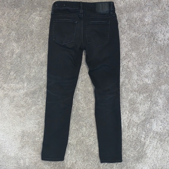 American Eagle Black Flex Jeans: Skinny/Slim 28x30 - Picture 7 of 7
